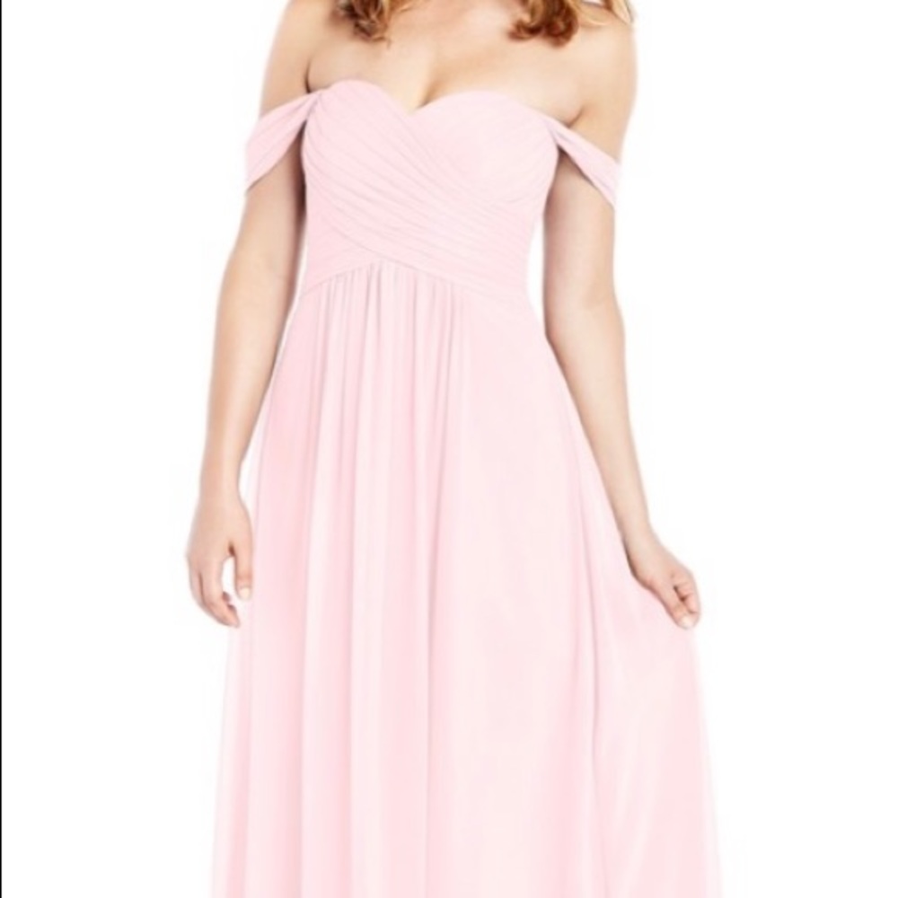 Azazie Corin - bridesmaid dress, blushing pink 12